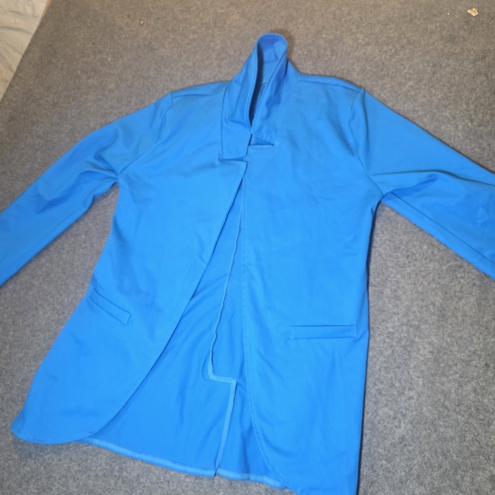 Kelle Blue Blazer Jacket Adult Medium